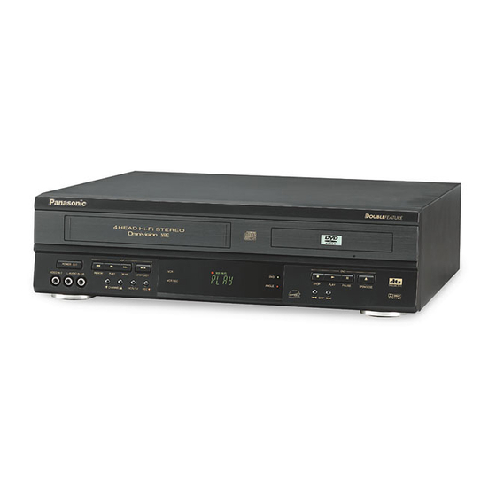 Panasonic PVD4752 - DVD/VCR DECK Manuals
