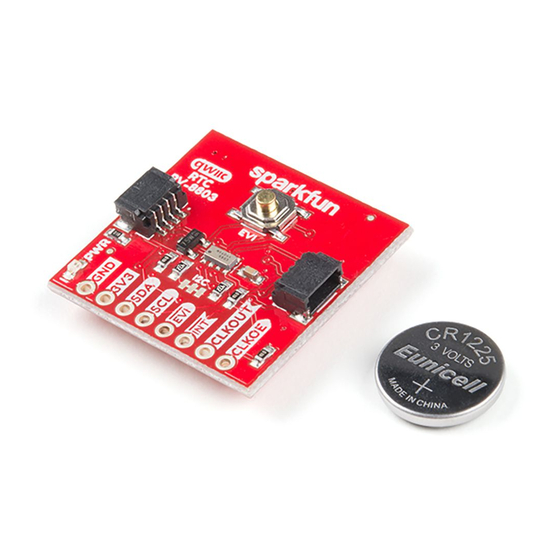 sparkfun RV-8803 Hook-Up Manual