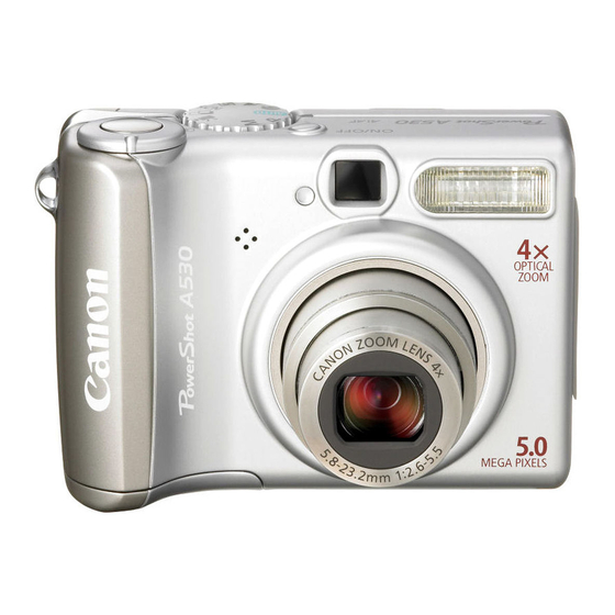 Canon Powershot A530 Basic User's Manual
