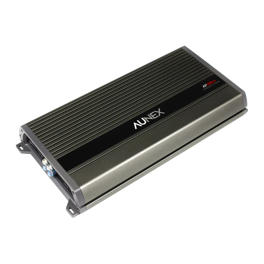 Aunex AP Series Installation And Operation Manual