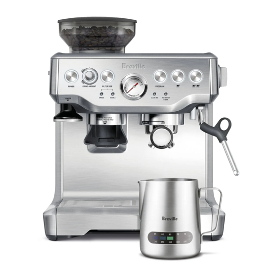 BREVILLE BARISTA EXPRESS BES875 INSTRUCTION BOOK Pdf Download ManualsLib