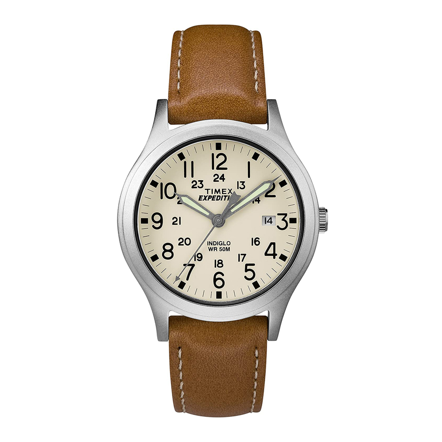 Timex expedition scout deals chronograph manual