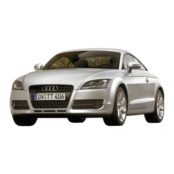 AUDI TT 2007 MANUAL Pdf Download ManualsLib