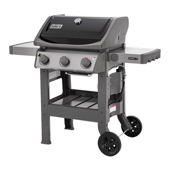 Weber SPIRIT II E310 Manual ManualsLib