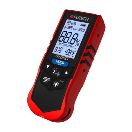 Futech DISTY60 Laser Distance Meter Manual ManualsLib