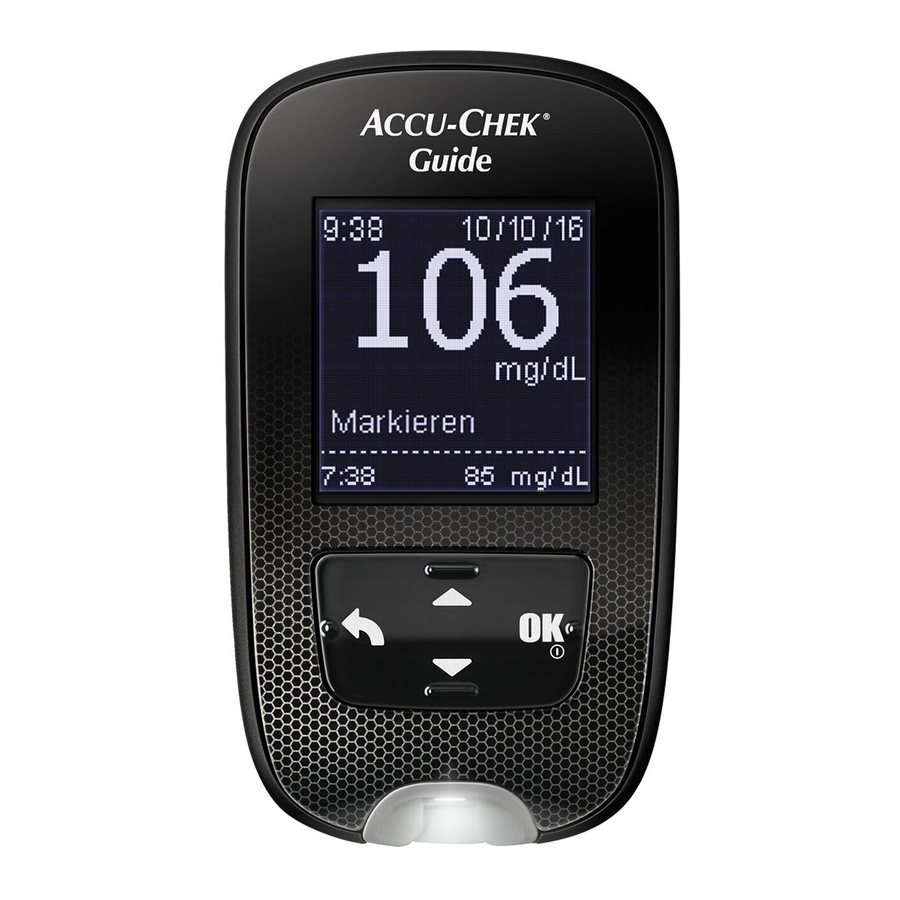ACCUCHEK GUIDE USER MANUAL Pdf Download ManualsLib