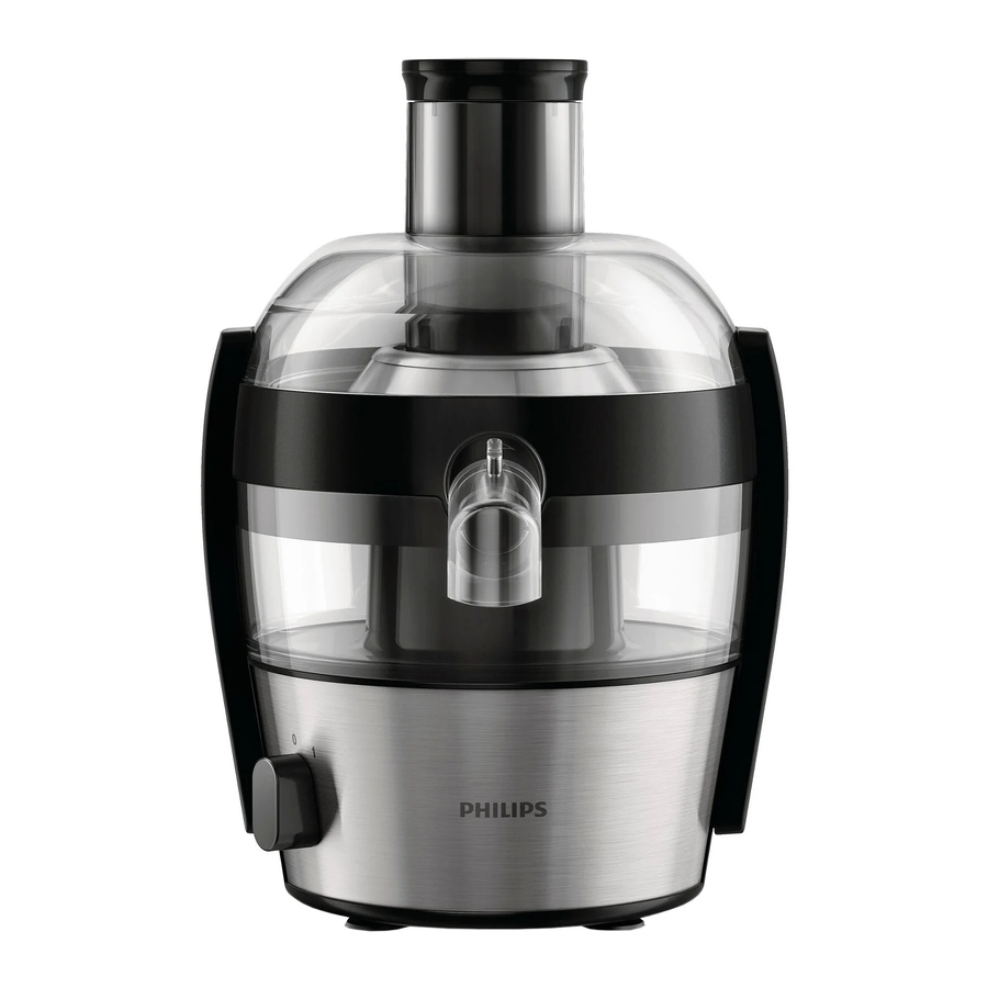 Philips HR1837, HR1836, HR1833, HR1832 Manual ManualsLib