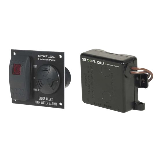 Johnson Pump SPXFLOW Bilge Alert Instruction Manual