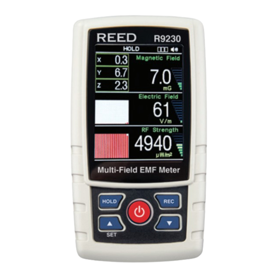 Reed Instruments R9230 Instruction Manual
