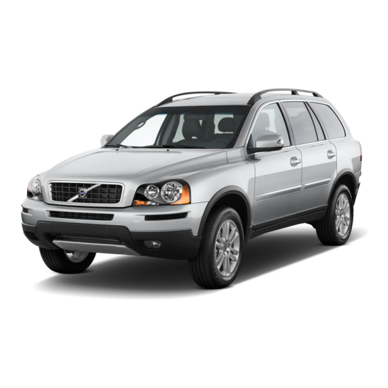 Volvo 2010 XC90 Quick Manual