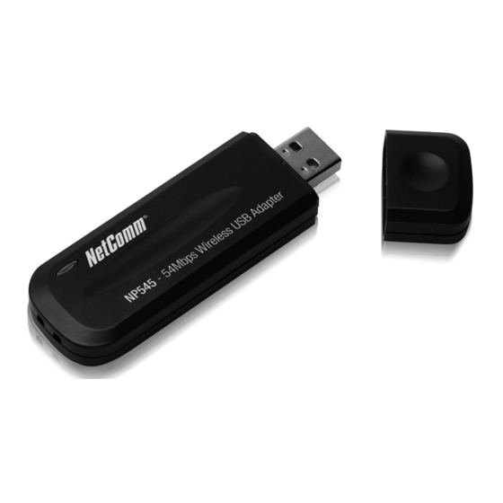 NetComm Wireless Network Adaptor NP545 User Manual