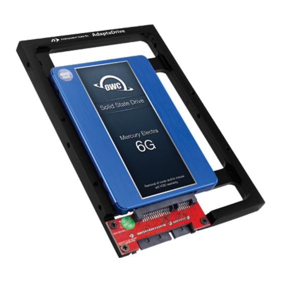 NewerTech AdaptaDrive Assembly Manual & User Manual