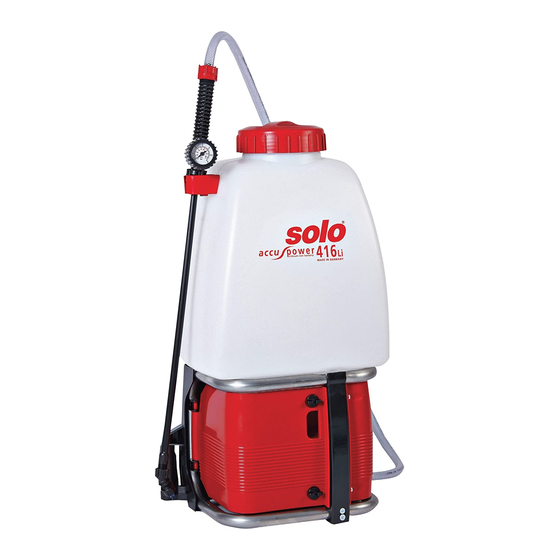 Solo 416 Li Instruction Manual