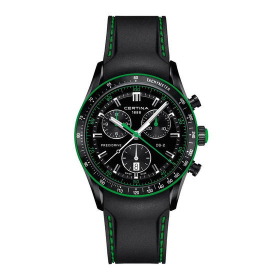 Certina PRECIDRIVE User Manual