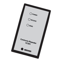 Becker Centronic VarioControl VC581 Assembly And Operating Instructions Manual
