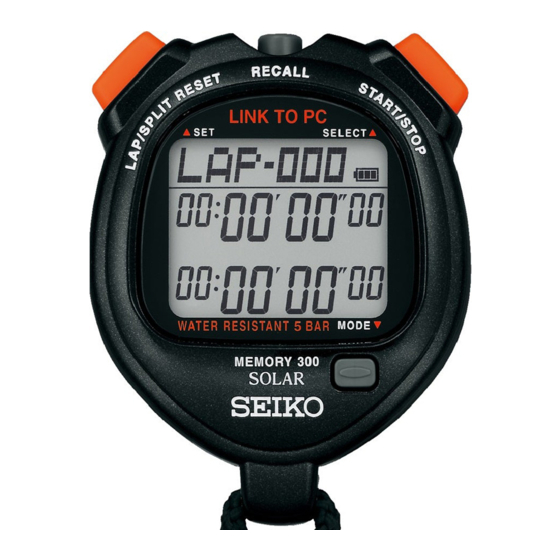 Seiko S06 Instructions Manual