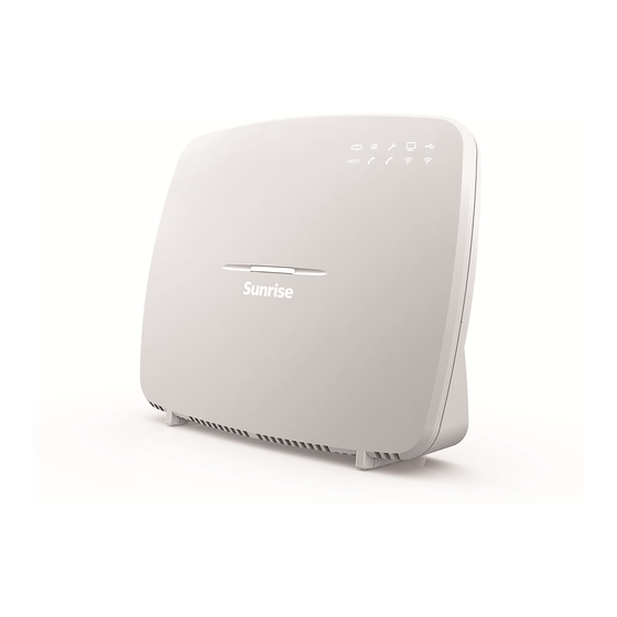 Sunrise Internet Box User Manual