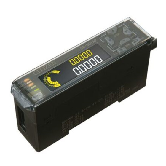 Citizen SA-SD Operation Manual