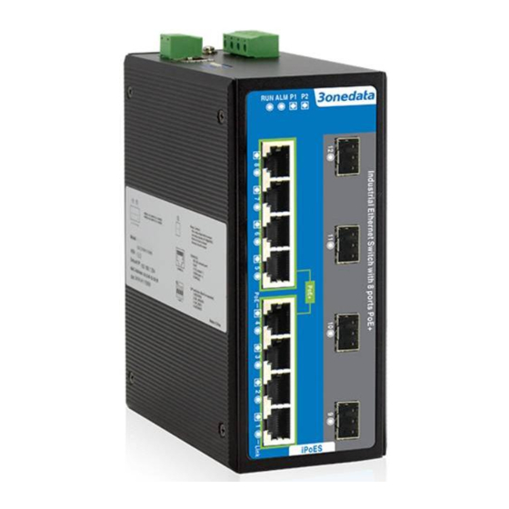 3onedata IPS7112G-4GS-8GPOE Switch Manuals
