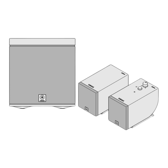 Yamaha YST-MS35D Owner's Manual