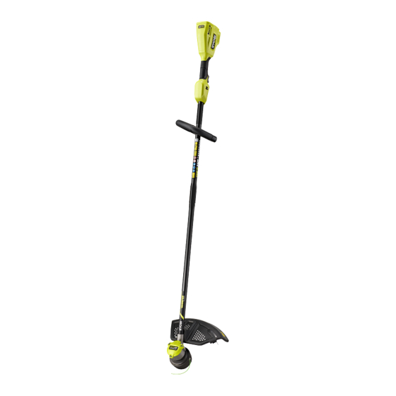 Ryobi weed eater online manual 18v