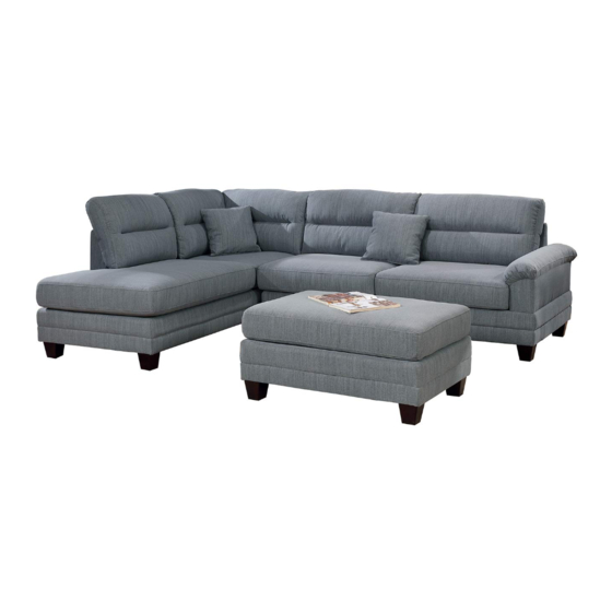 Bobkona Sectional Sofa Assembly Instructions Baci Living Room
