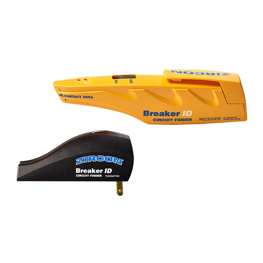 Zircon Breaker ID Circuit Breaker Finder Manual ManualsLib