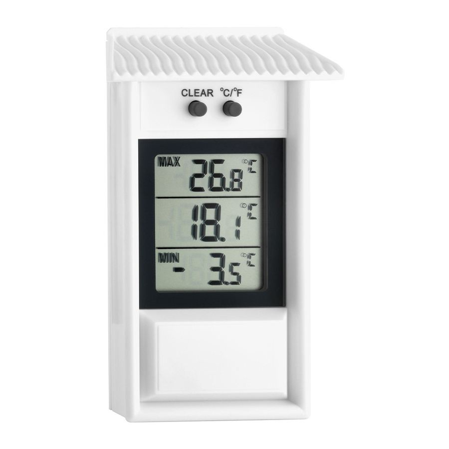 TFA 30.1053 Digital Indoor/Outdoor Thermometer Manual ManualsLib