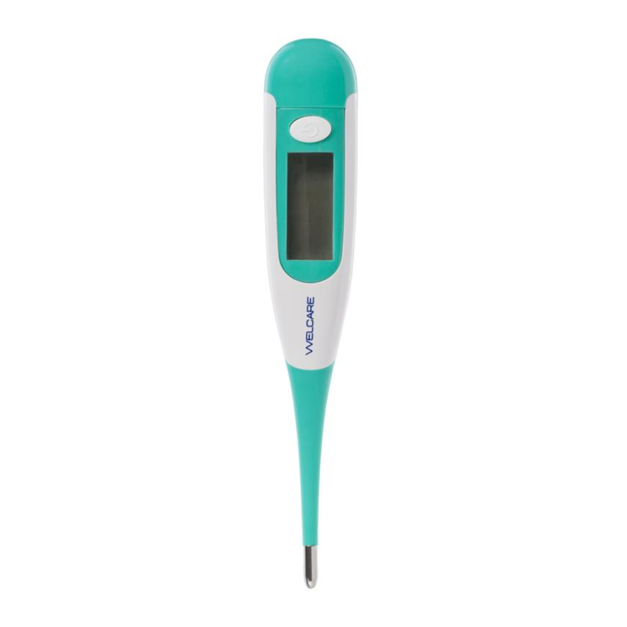 Welcare WDT101, WDT202, WDT303 Digital Thermometer Manual ManualsLib