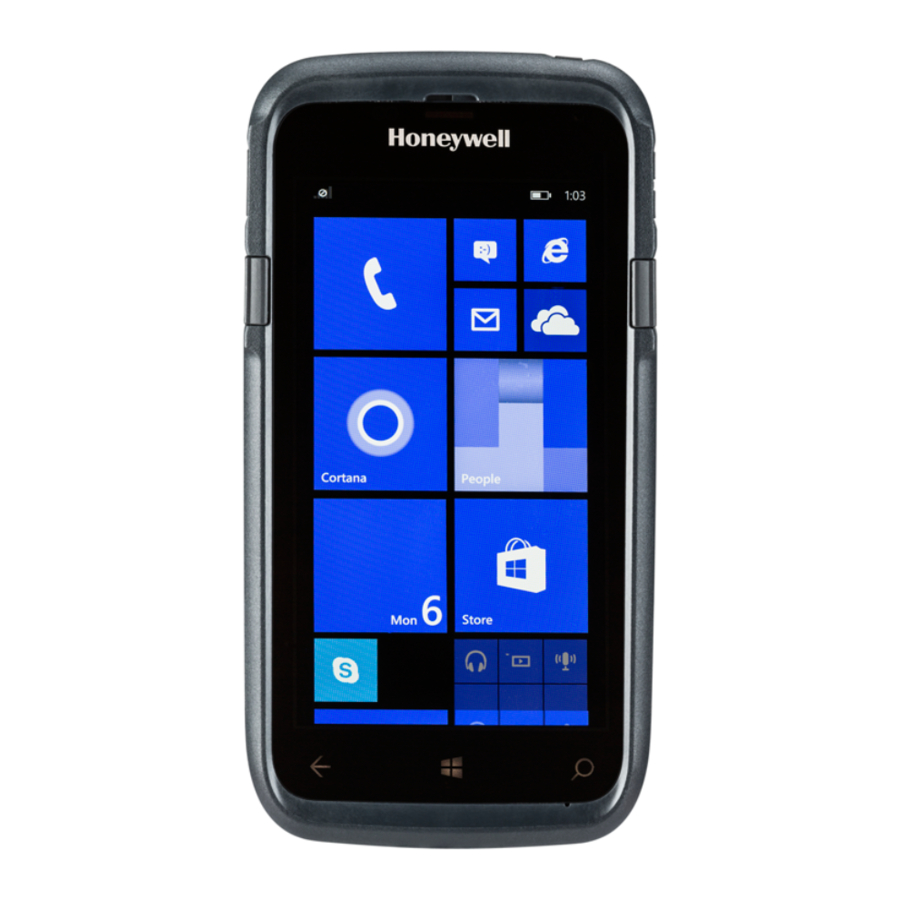 Honeywell Dolphin CT50 Data Collection Terminal Quick Start Guide