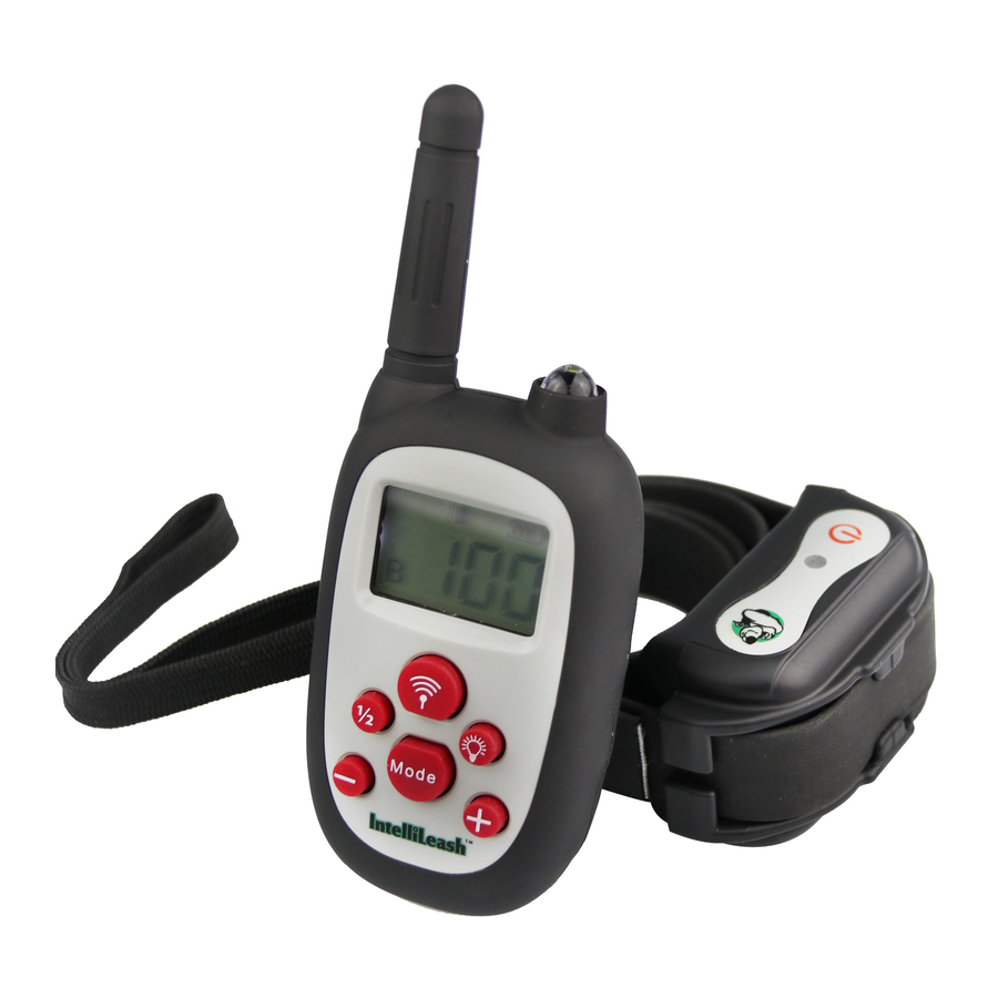 IntelliLeash TC1000 Soft Touch Training Collar Manual ManualsLib
