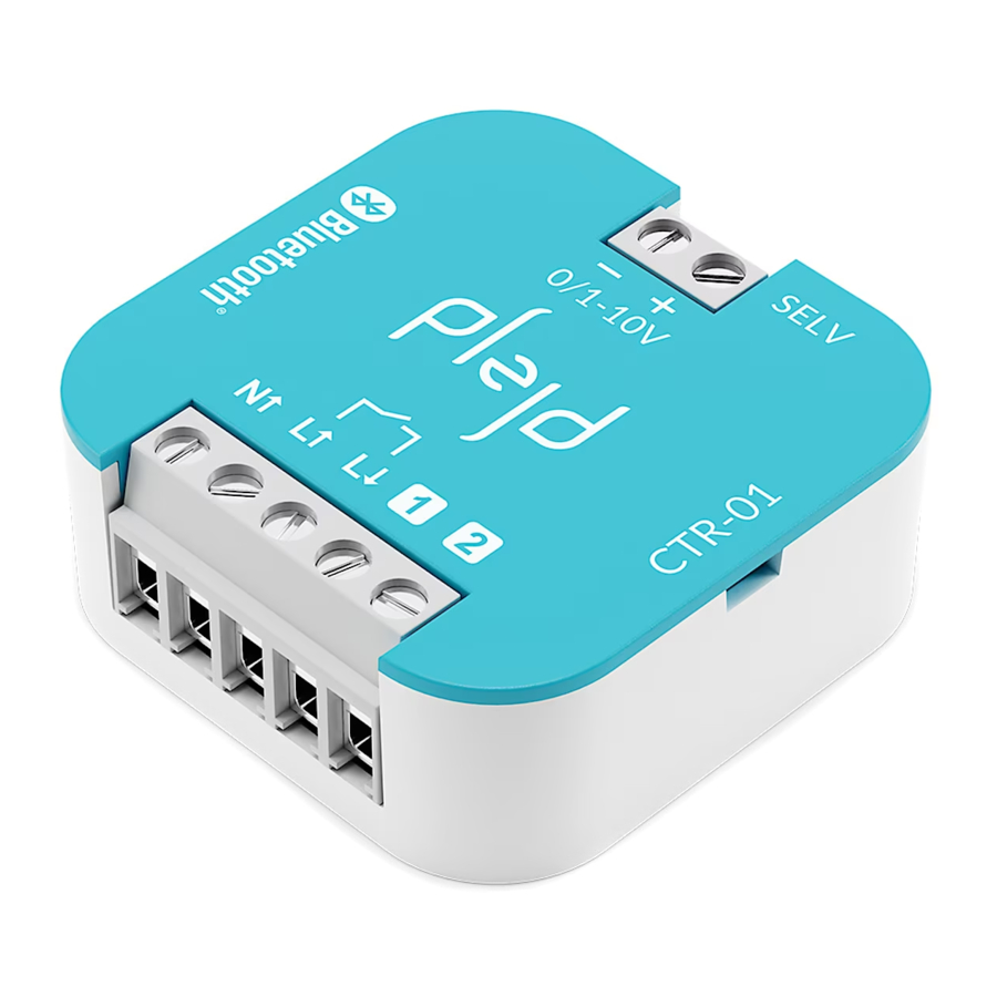 Plejd CTR01 Dimmer Manual ManualsLib