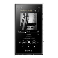 Sony NW-A106 Manuals | ManualsLib