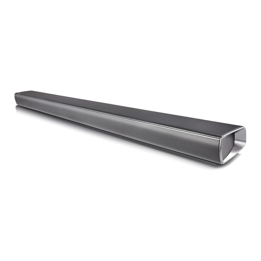 LG SJ5 - Wireless Sound Bar Manual