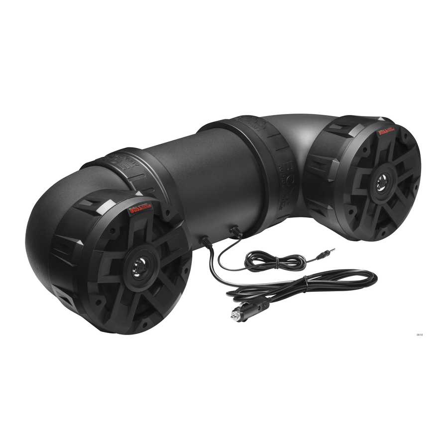 Boss ATV6.5B Amplified All Terrain Sound System Manual ManualsLib