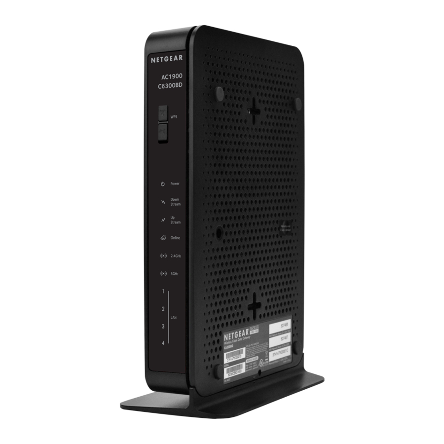 NETGEAR DOCSIS 3.0 AC1900 Wireless Data Gateway C6300BD Installation