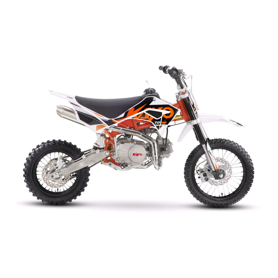 KAYO MOTOR TD125 Service Manual