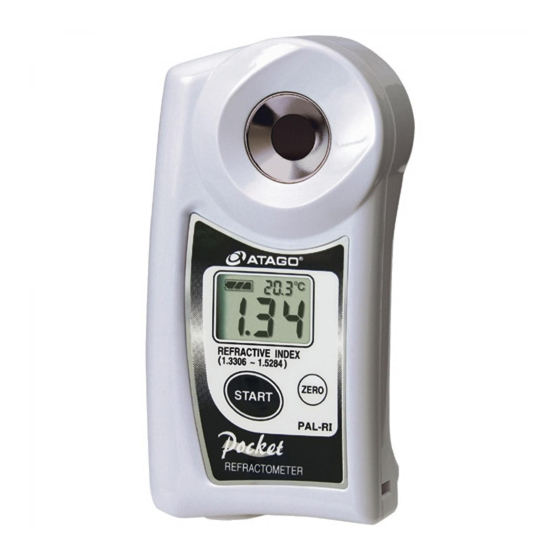 ATAGO 3850 INSTRUCTION MANUAL Pdf Download ManualsLib