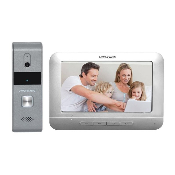 HIKVISION DSKIS203T USER MANUAL Pdf Download ManualsLib