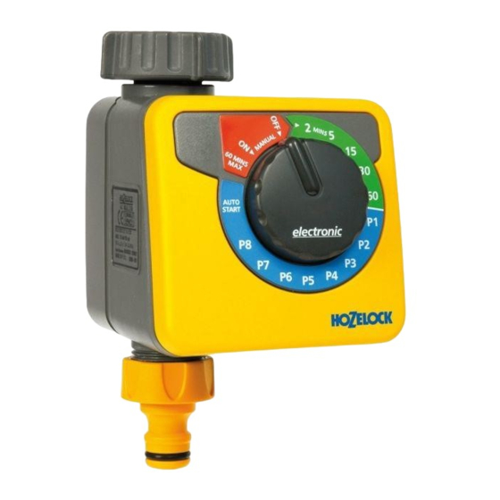 HOZELOCK 2803 QUICK START MANUAL Pdf Download ManualsLib