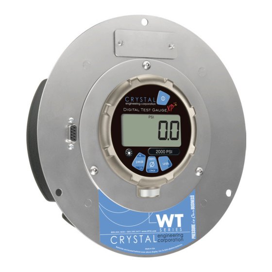 Crystal WT Series Operation Manual