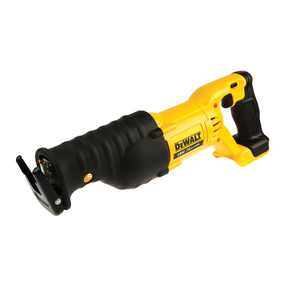 DeWalt DCS380 Instruction Manual