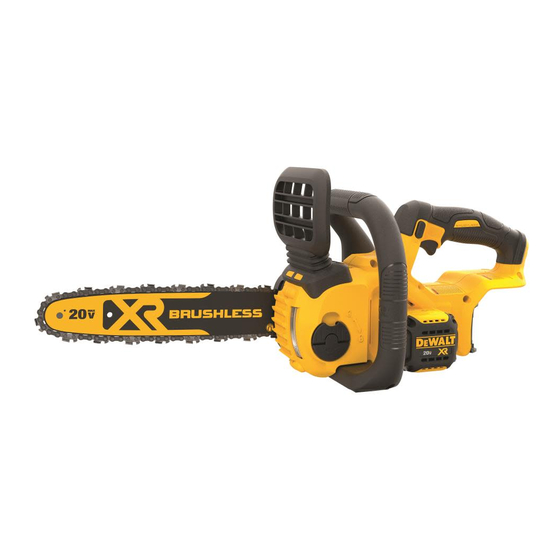 DeWalt DCCS620 Instruction Manual