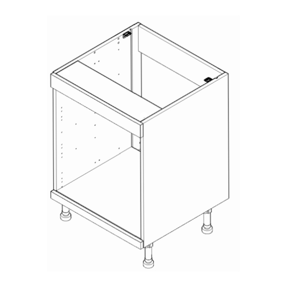 Wren Kitchens Base Unit 600 Fittings Manual