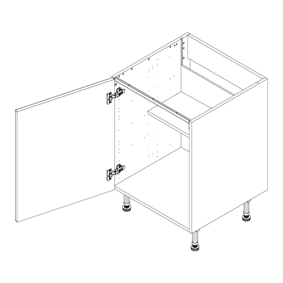 Wren Kitchens Base Unit 600 Fittings Manual