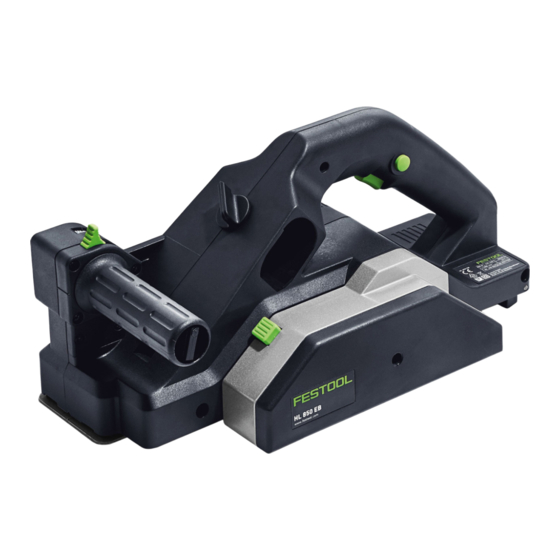 Festool HL 850 E Instruction Manual