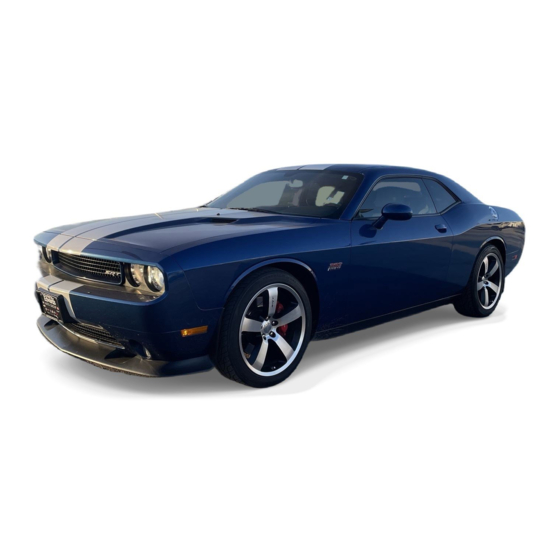 Dodge Challenger 2011 Owner's Manual