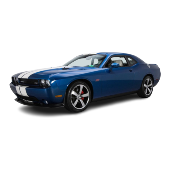 Dodge Challenger 2011 User Manual