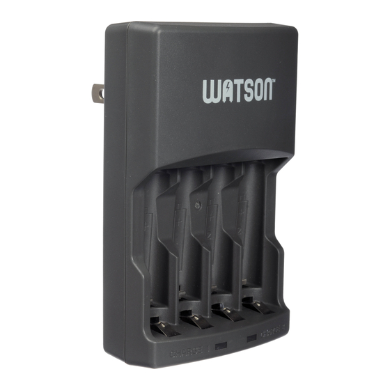 WATSON 4-Hour Rapid Charger Owner's Manual