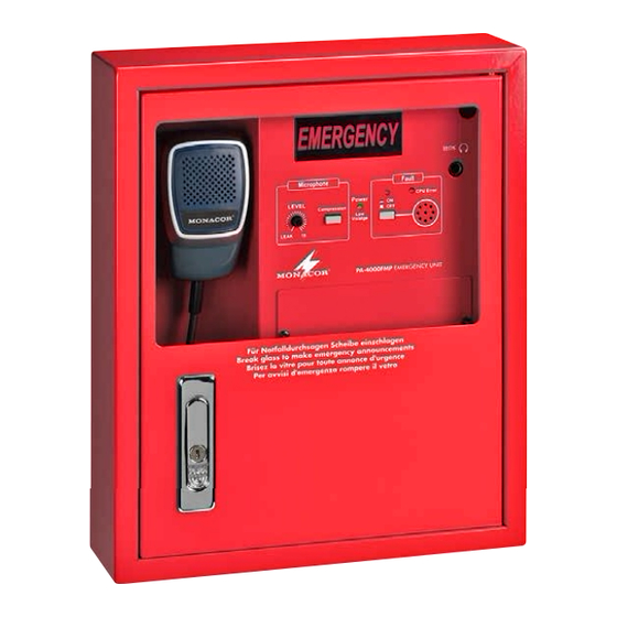 Monacor PA-4000FMP Instruction Manual